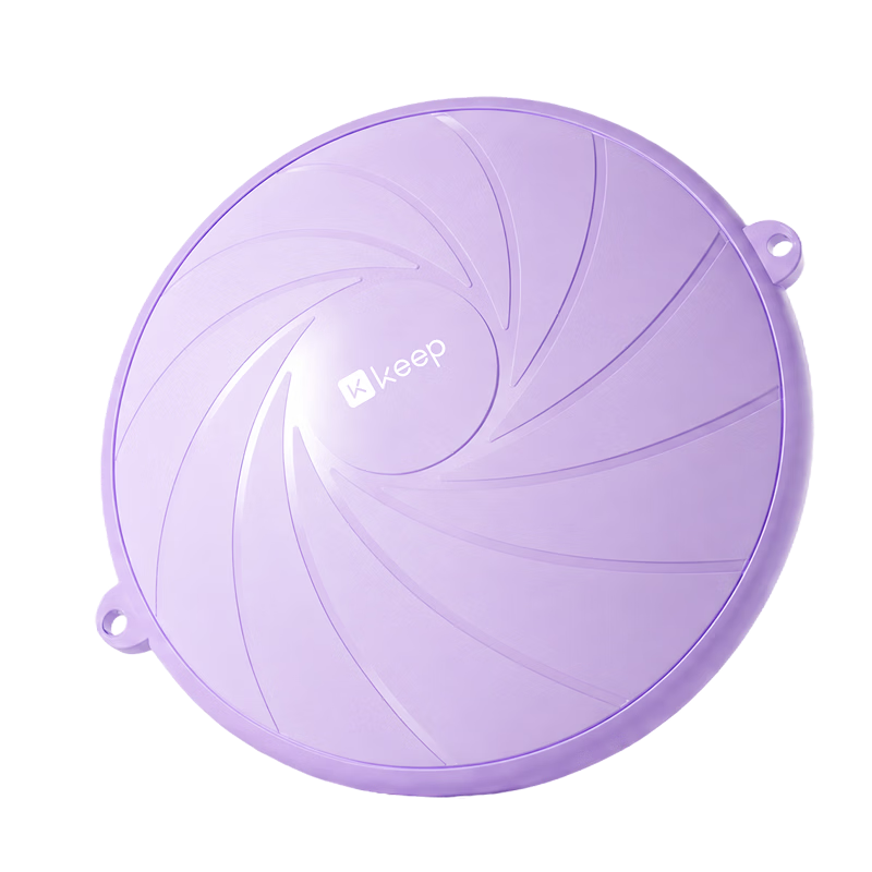Keep Bosu Balance Half Ball, Thickened Anti-Burst Adult Yoga Ball, Pilates Children's Sensory Integration Training Ball, Lilac Purple