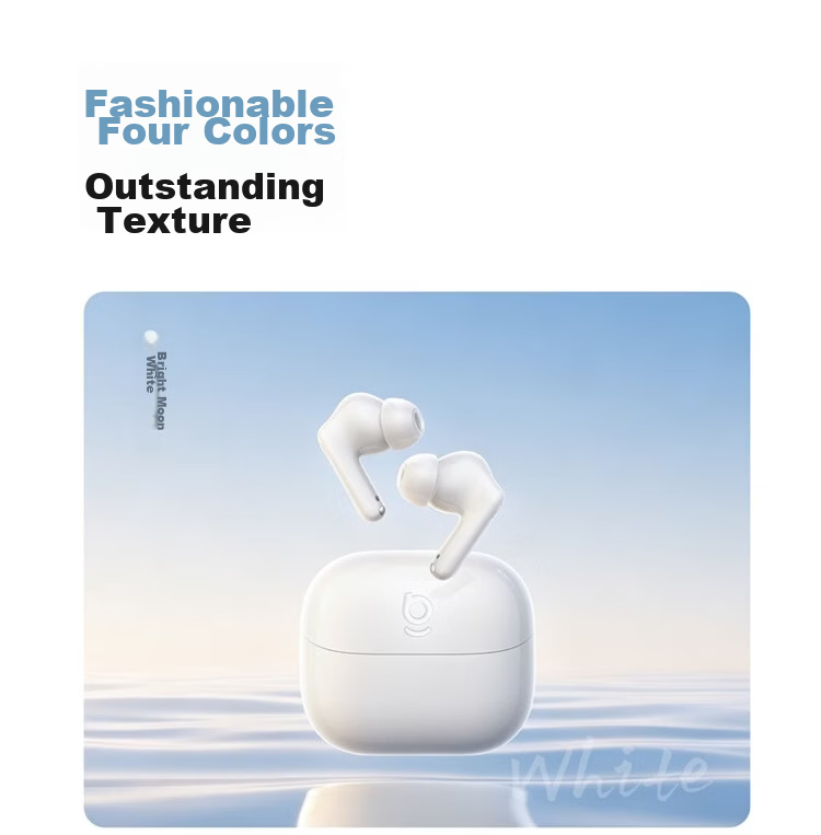 Baseus M4s In-Ear Noise Cancelling AI Bluetooth Earphones Wireless -55dB Adaptive In-Ear Noise Cancellation Coaxial Dual Drivers Compatible with Apple Huawei Honor OPPO Phones 59