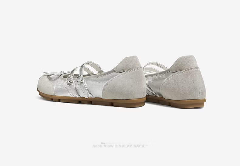 BASTO 26 Autumn Mall Lambskin Mary Jane Ballet Flats Women's Derby Flat Shoes SCR06CQ6 17