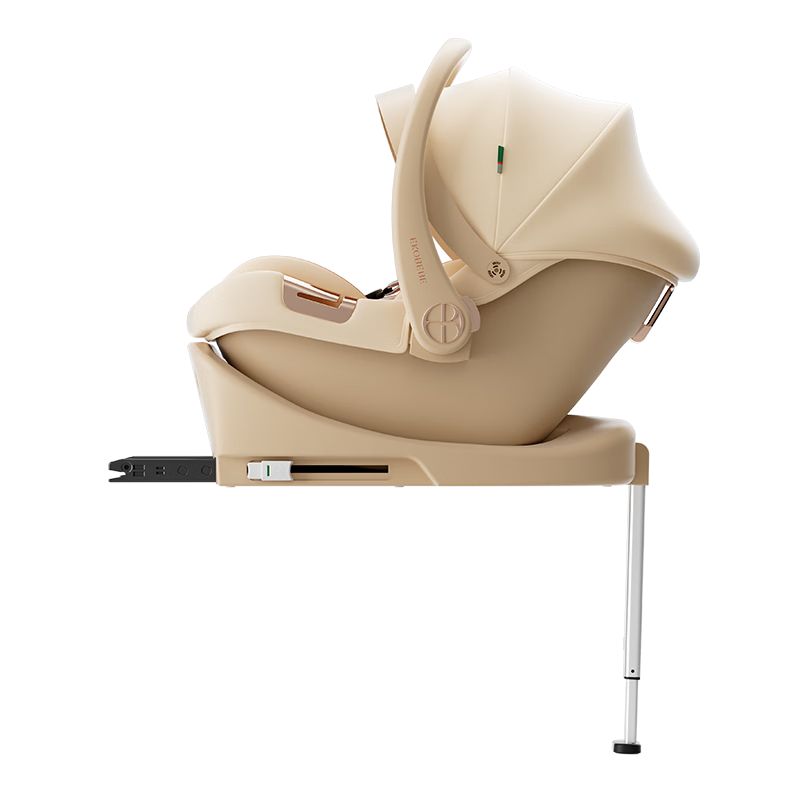 Ekobebe Infant 0-15 Months Carrycot Car Seat Portable Base Cheese Brown