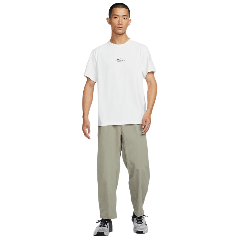 NIKE Men's Training Pants Long Trousers Spring Autumn Loose Fit Curved Pants IF2211-320 Green XL