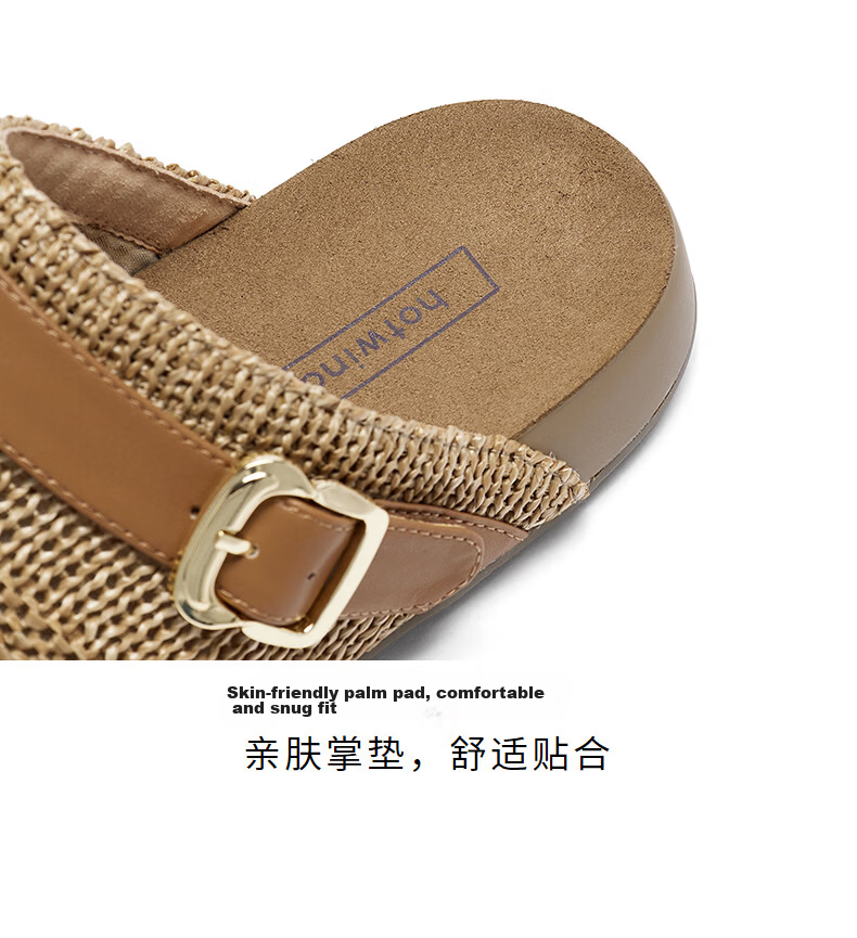 Hotwind Vintage Birkenstock Style Women's Slip-On Sandals 2026 Autumn New Versatile Mules 14
