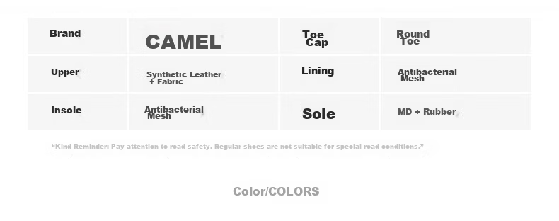 CAMEL Aurora Cute Ugly Women's Outdoor Hiking Casual Shoes L26S202229 Off-White/Black (Hollow Style) Size 35 40