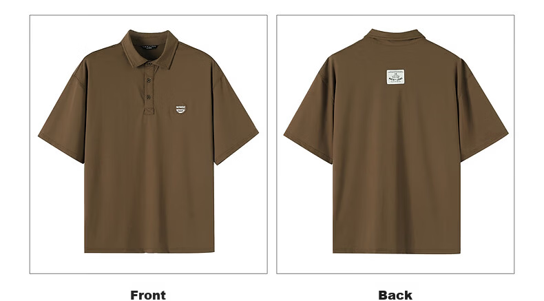 TonLion 2026 Summer New Men's Polo Shirt Short Sleeve Loose Casual Trendy Brand 18