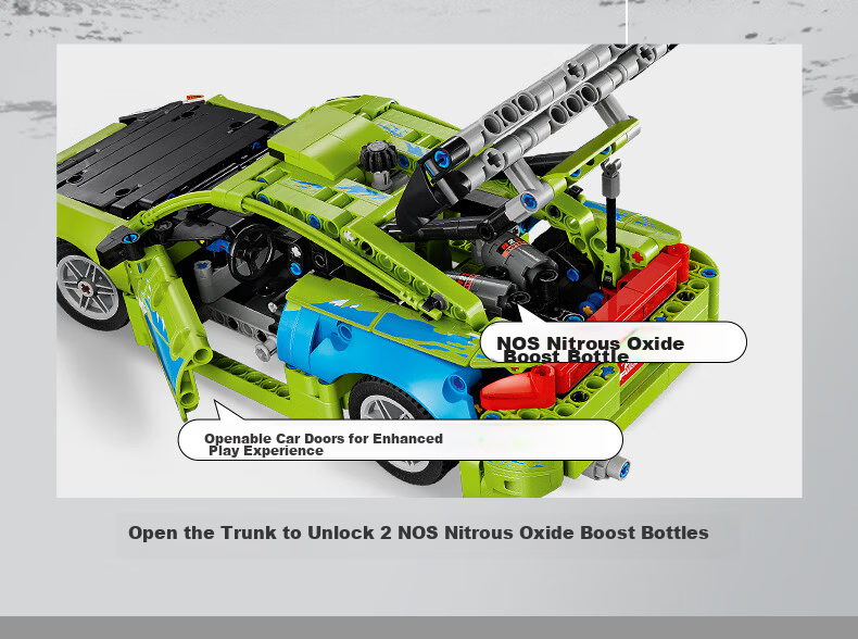 LEGO Building Blocks Mechanical Set 42229 Mitsubishi Eclipse Race Car Kids Boys Girls Toy Birthday Gift Home Decor 6