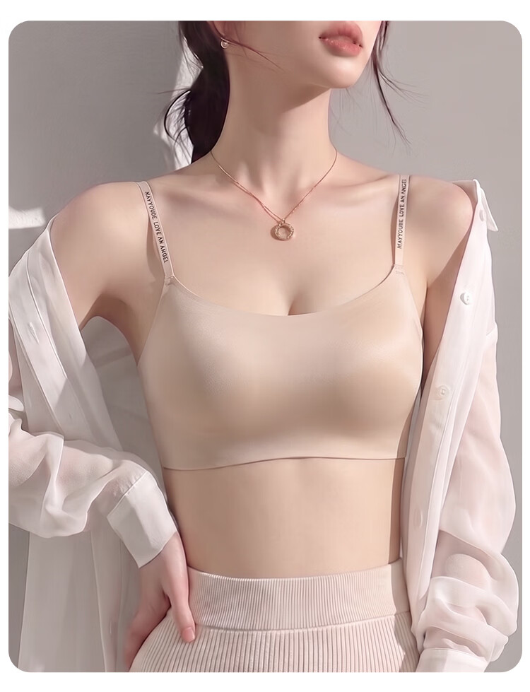 Urban Beauty Foundation Liquid Thin Bra for Women Small Bust Push-Up Anti-Exposure 2026 Thin Straps Convertible Strapless Backless Bra 17