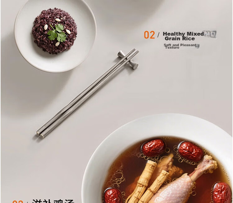 Joyoung Multifunctional Smart Rice Cooker 4L 316L Stainless Steel Inner Pot IH Non-Stick Rice Cooker F-40F560L 22