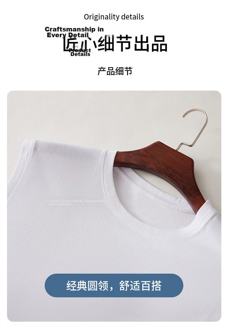 Langsha Men's Wide Shoulder Cotton Sports Sleeveless Vest White Fitness Basketball Running Base Layer Shirt 16