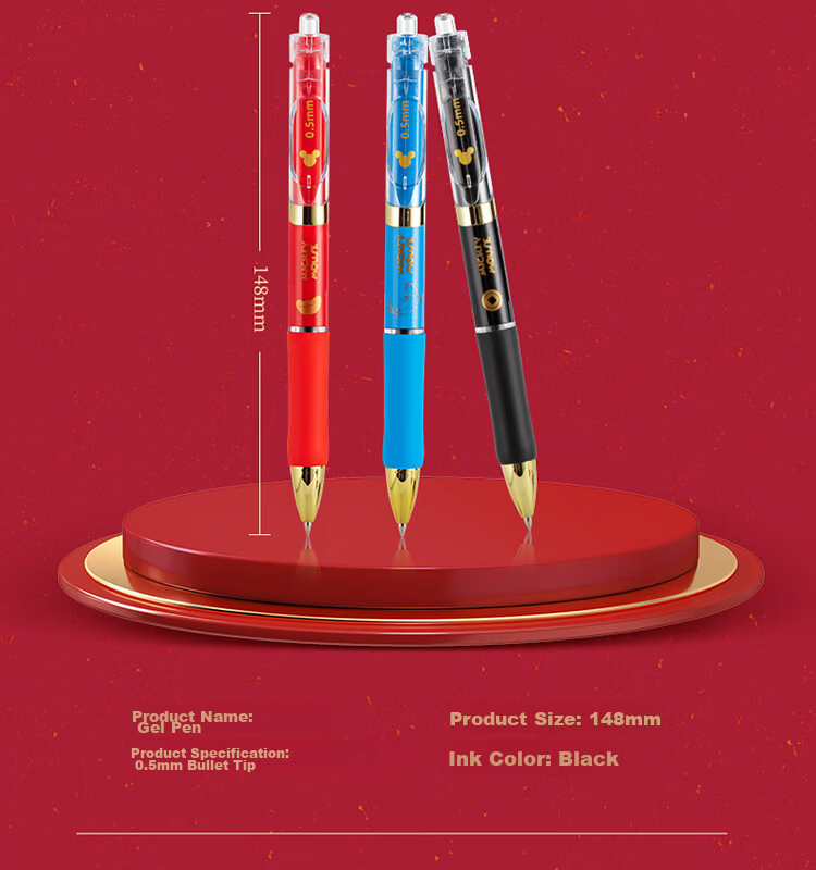 Disney Middle School Exam Stationery Set Notebook Gift Box High-Quality Gift for Classmates Birthday Gift for Boys and Girls Study Prize Mickey 6