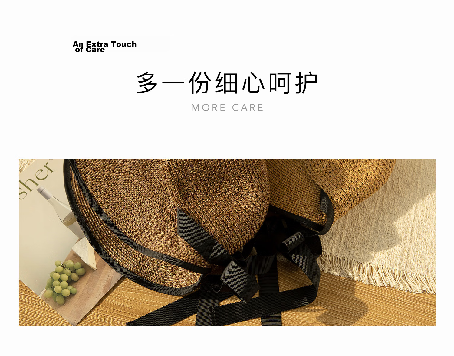 Siggi Women's Summer Sun Hat Straw Hat Wide Brim Foldable UV Protection Face Slimming Versatile Travel Sun Hat 57