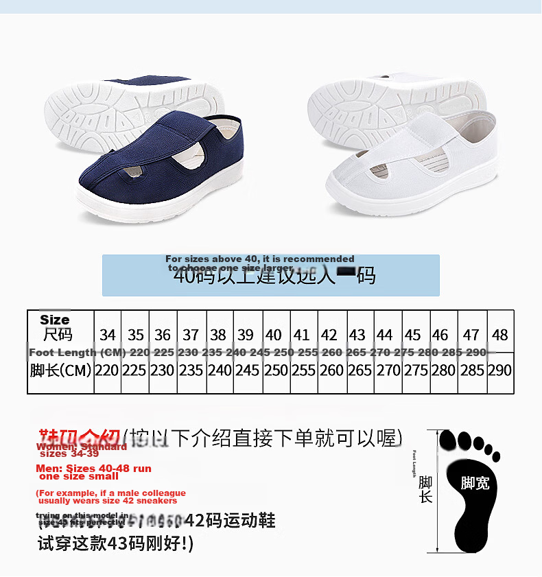 Mulang Anti-Static Dust-Free Four-Hole Shoes Thickened Soft Sole Dustproof Breathable Electronic Factory Workshop Protective Shoes Laboratory Unisex Work Shoes White PU Sole Four-Hole Shoes Size 46 2