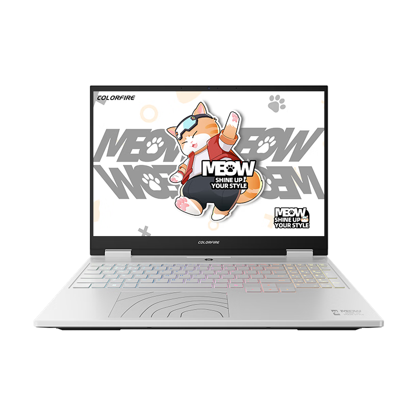 COLORFIRE MEOW Orange Treasure R16 Pro Rainbow Ryzen Gaming Laptop (R9-9850HX 16GB 1TB RTX5080)