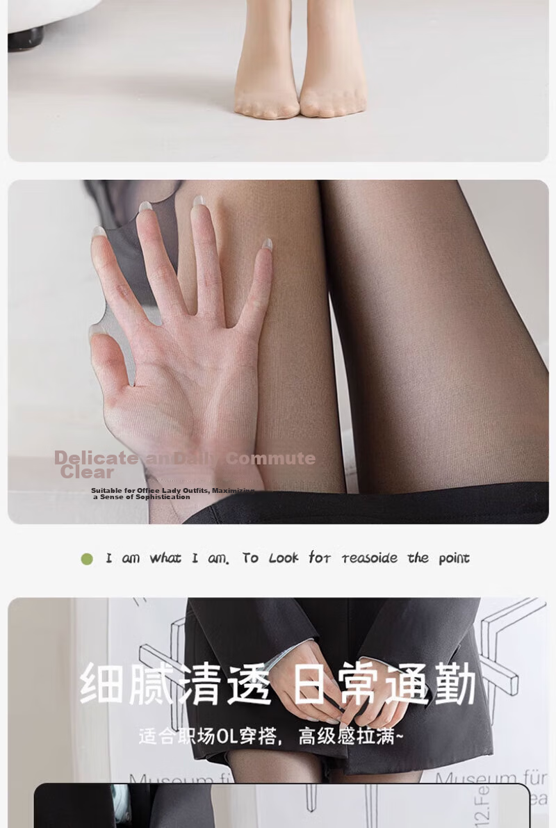 Cotton Full Summer Thin Pineapple Socks Women's Any-Cut Pantyhose Black Stockings Sexy Bare-Leg Effect Anti-Snag Durable Crotch 12