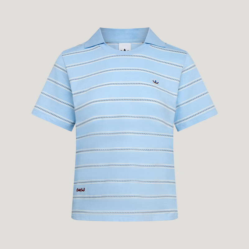 Adidas Originals Women's RESORT POLO W Short Sleeve Polo KX0740 Pink Blue M 2