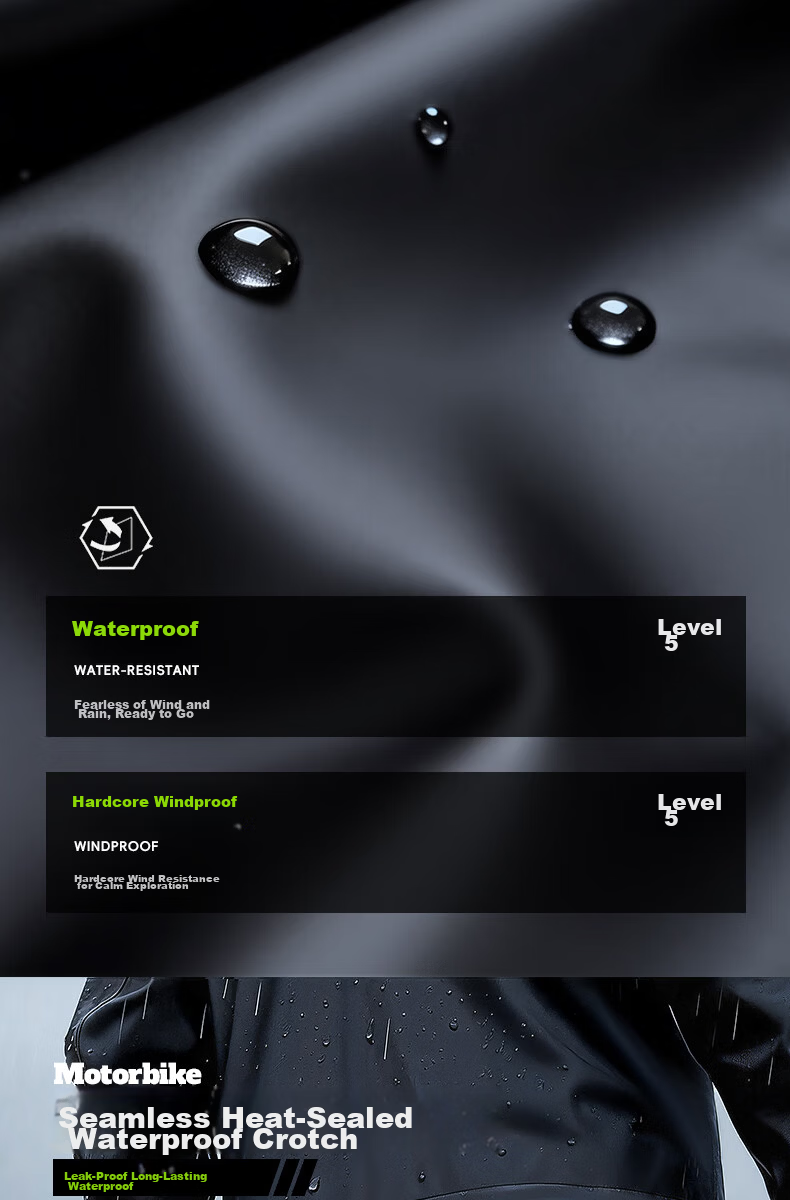 Beimei Motorcycle Riding Raincoat Unisex Thickened Windproof Heavy Rain Split Raincoat and Pants Delivery Rider Suit 7