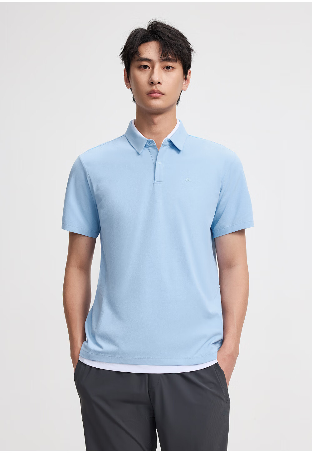 Toread Men's Quick-Dry Breathable Cotton-Feel Moisture-Wicking Polo Shirt Summer Business Commuting Casual Outdoor Sports Short Sleeve 14