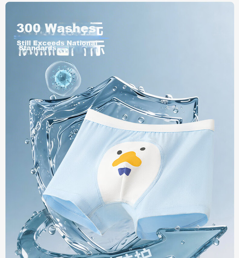 Niduoxiong Girls' Children's Underwear A-Class Cotton Breathable Comfortable Boxer Shorts for Toddlers 9