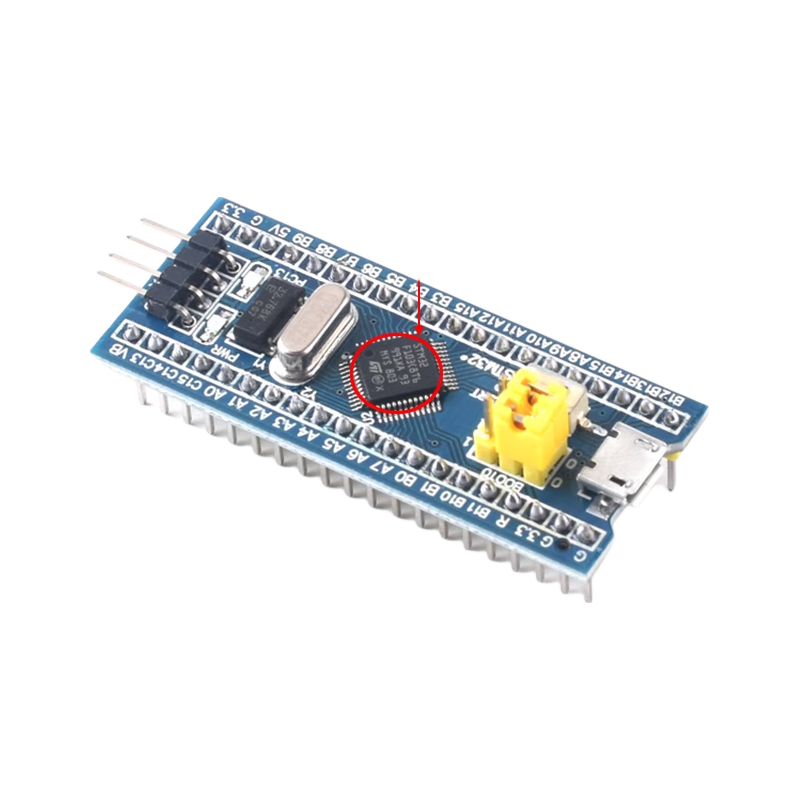 Nuoran STM32 Core Board Development Board Microcontroller Experiment Board [Imported Chip] STM32F103C8T6 Development Board with Downward Soldered Pin Headers