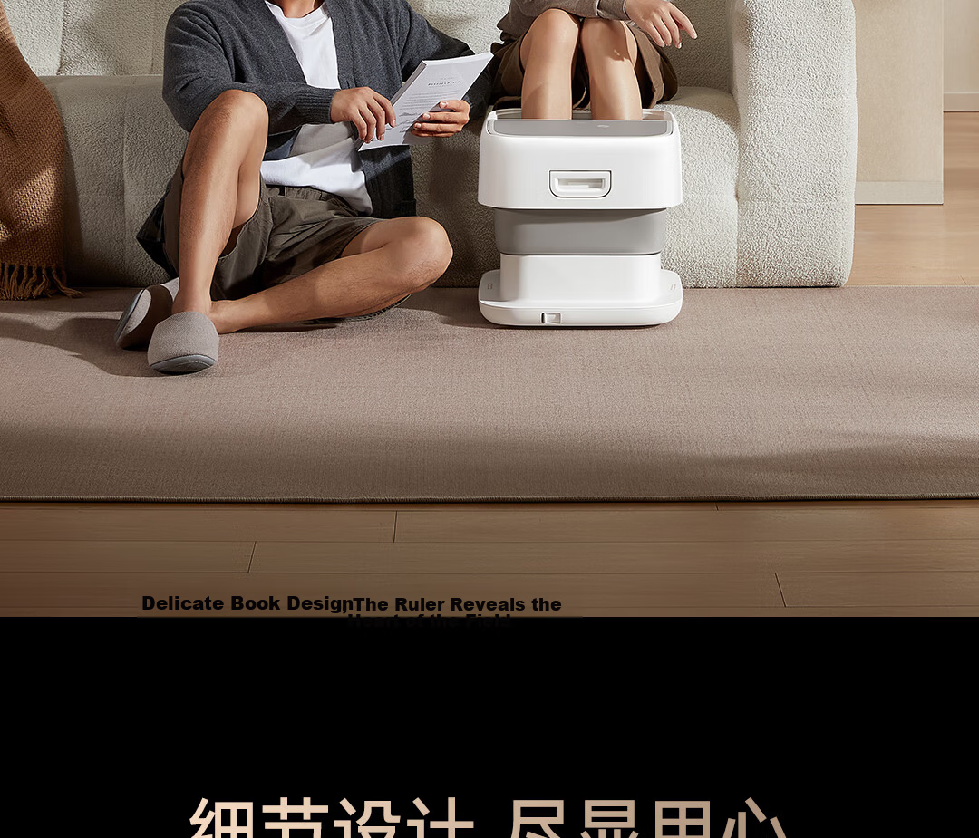 Mijia Xiaomi Automatic Temperature-Controlled Foot Soak Bucket with Airbag Massage Electric Foldable Foot Bath Basin Smart Sterilization Foot Bath Tub for Calf Soaking Birthday Gift for Mom 28