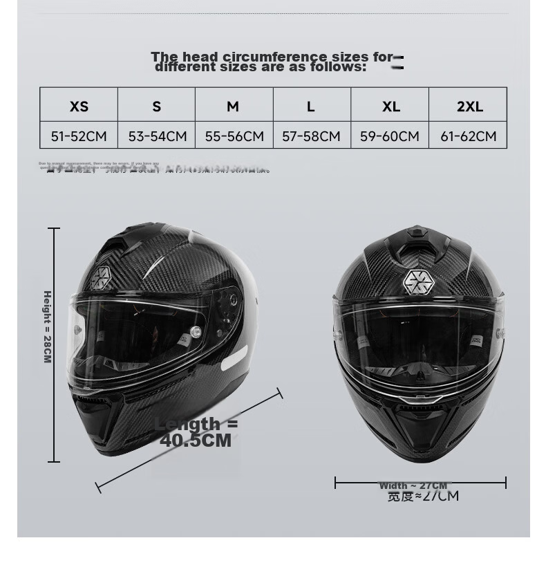 SCOYCO Motorcycle Helmet Carbon Fiber Lightweight Breathable Comfortable Four-Season Commuter Unisex 3C Certified 20