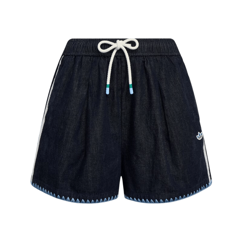 Adidas Originals Women's RESORT SHORTS W Denim Shorts KX0747 Blue M