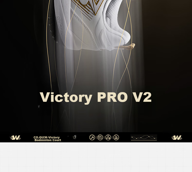 361° Men's Sports Badminton Shoes Winning PRO V2 Professional Shock Absorption Non-Slip Wear-Resistant Training Shoes 672624401-1 2