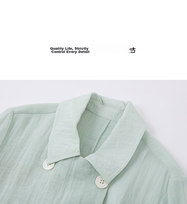 Demana Romantic Encounter Spring Paper-Thin Lapel Double-Breasted Elastic Waist Loose Slim Women's Trench Coat Premium Quality 12