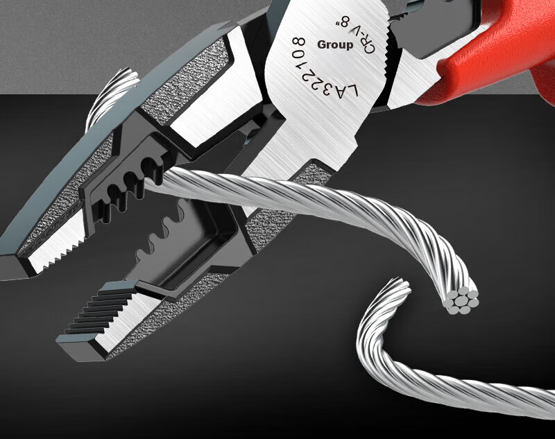 LAOA LA322108 Insulated 8-Inch Steel Wire Pliers Electrician Wire Stripper Cable Cutter 1000V Rated 9