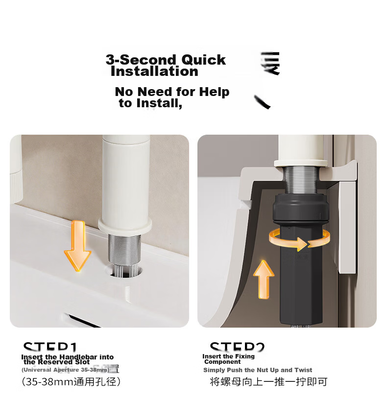 JOMOO Smart Basin Faucet 1080° Mechanical Arm All-Around Basin Tap Mouthwash and Face Washing Faucet 32851 28