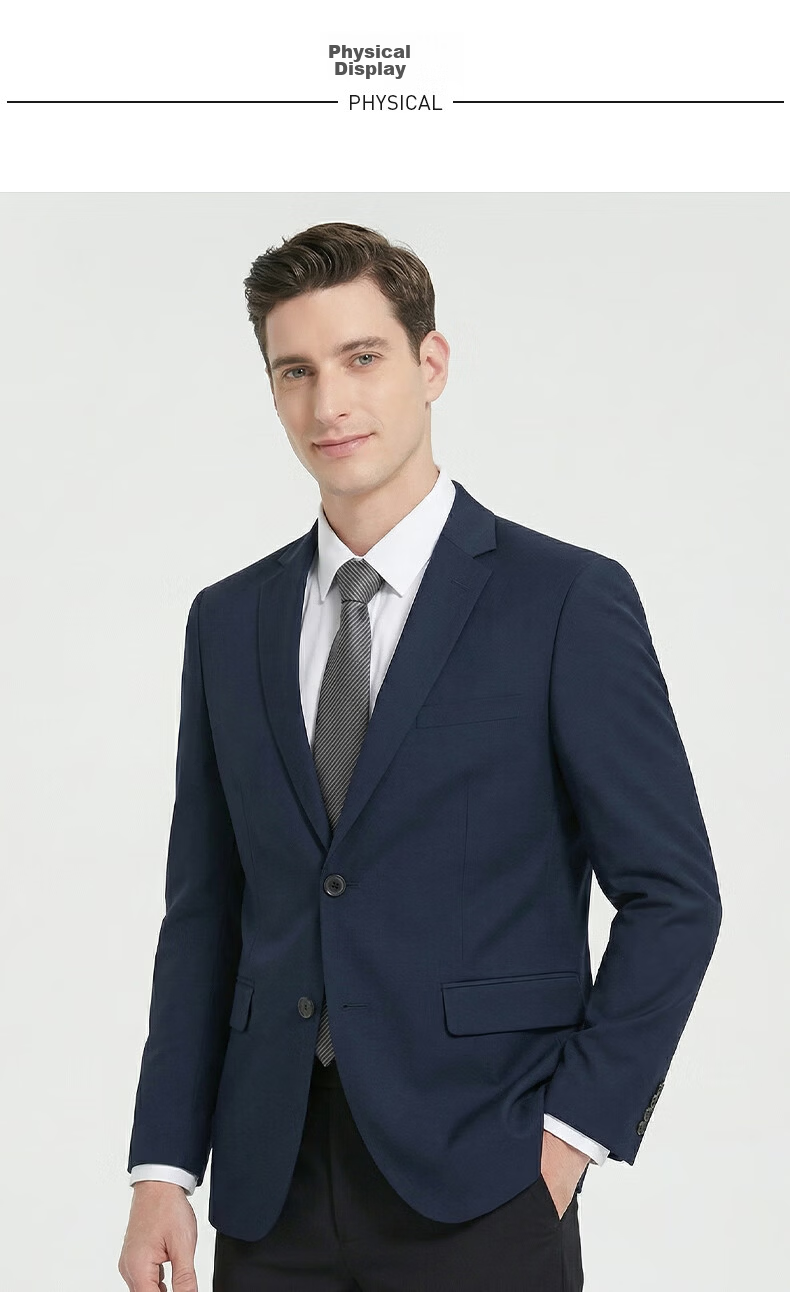 FIRS Anti-Wrinkle Non-Iron Men's Four-Season Business Casual Suit Jacket Professional Workwear Outerwear 12