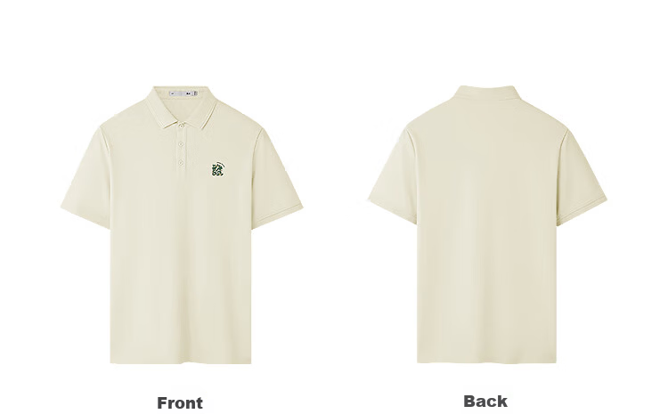 HLA Short-Sleeve Polo Shirt for Men, New Arrival [Fortune Print], Cool-Feeling Short-Sleeve Shirt for Men in Summer 25