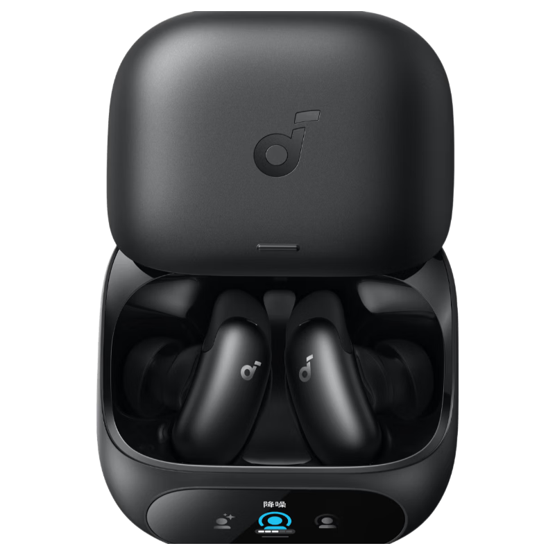ANKER Noise Cancelling Earbuds Pro - Clear Call Wireless Earphones with AI Sound Restoration, Dolby Audio, Obsidian Black, Guinness World Record Certified