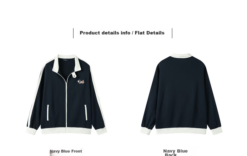 TonLion 2026 Spring New Couple Colorblock Short Jacket Minimalist Design Commuter Loose Fit 18