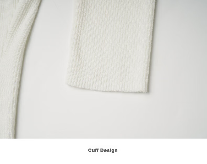 Olrain One-Shoulder Ribbon Pullover Knit Top for Women Spring New Elegant Base Shirt Off-White XL 22