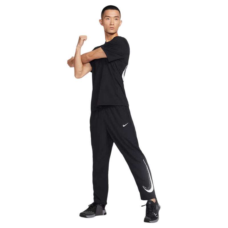 NIKE Men's Straight-Leg Casual Woven Windproof Pants IF2202-010 Black L