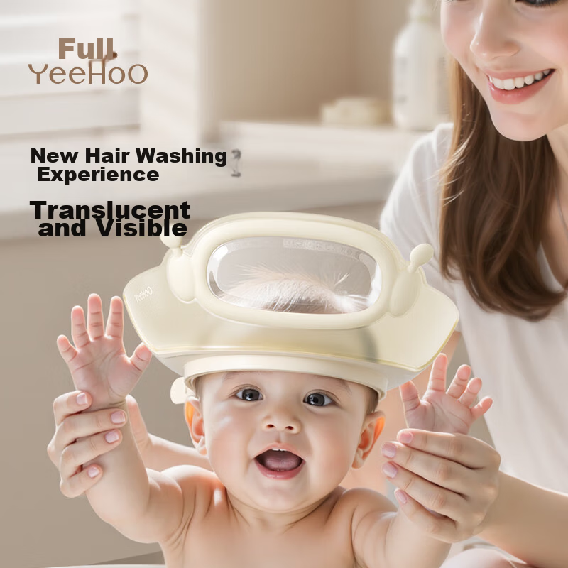 YEEHOO Baby Shampoo Cap Waterproof Hair Wash Shield for Kids with Ear Protection