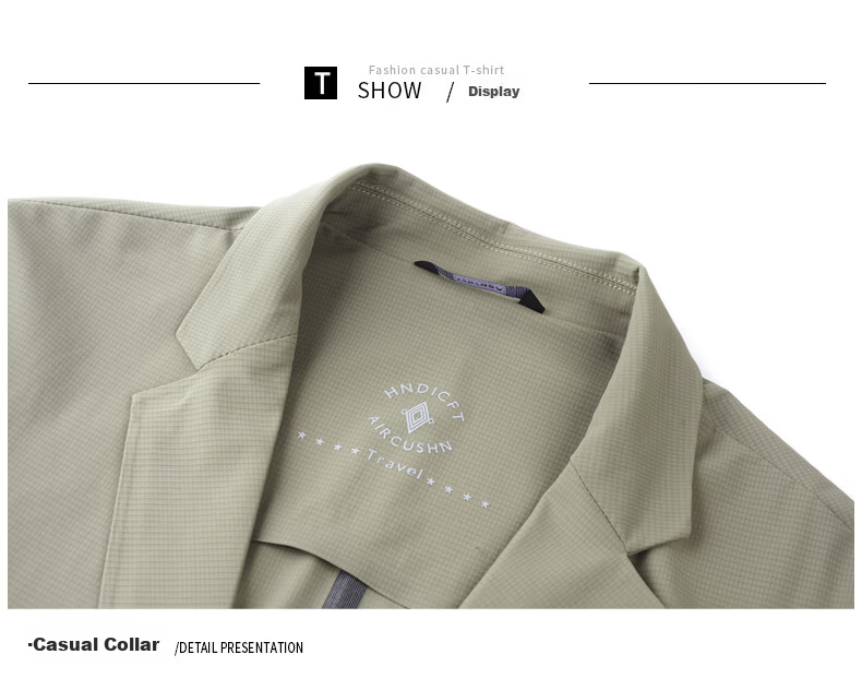 Pierre Cardin Father's Day Gift Sun Protection Suit Men's Ice Silk Seamless UV-Resistant High-End Business Blazer Gray-Green M 38