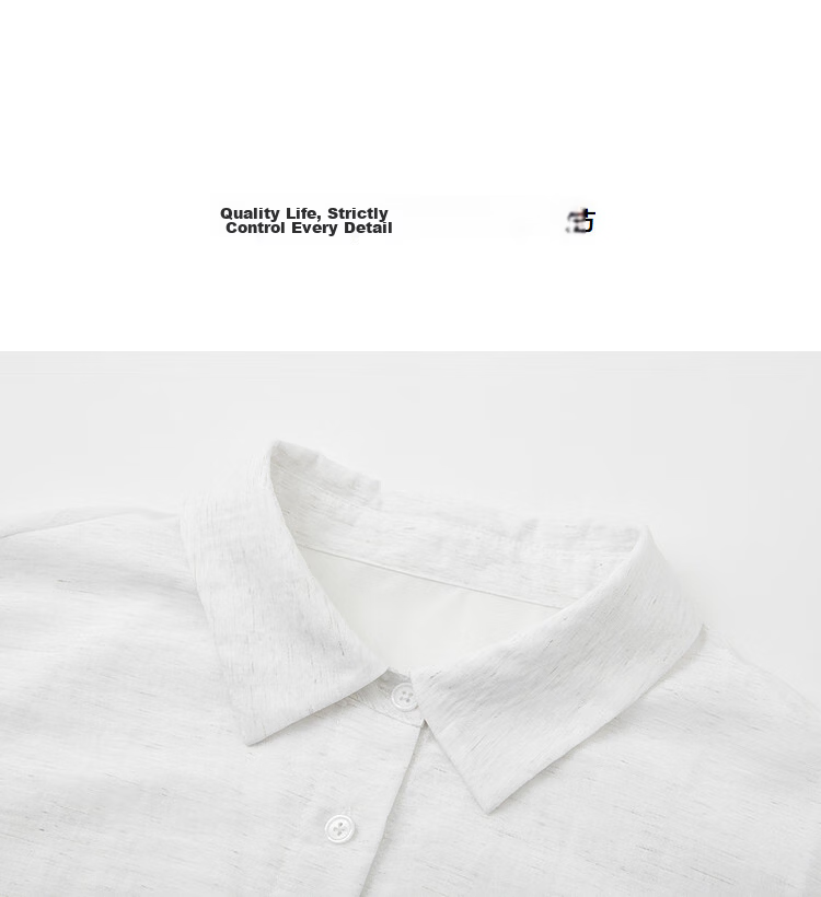 Demana [Linen-Viscose Blend] Spring Smart Casual Polo Collar A-Line Waist Cinched Petite Shirt Dress 12