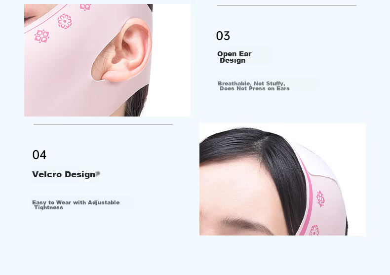 Yishu Beauty Lifting Face Mask Facial Lift Firming V-Line Slimming Band Anti-Wrinkle Gift 16