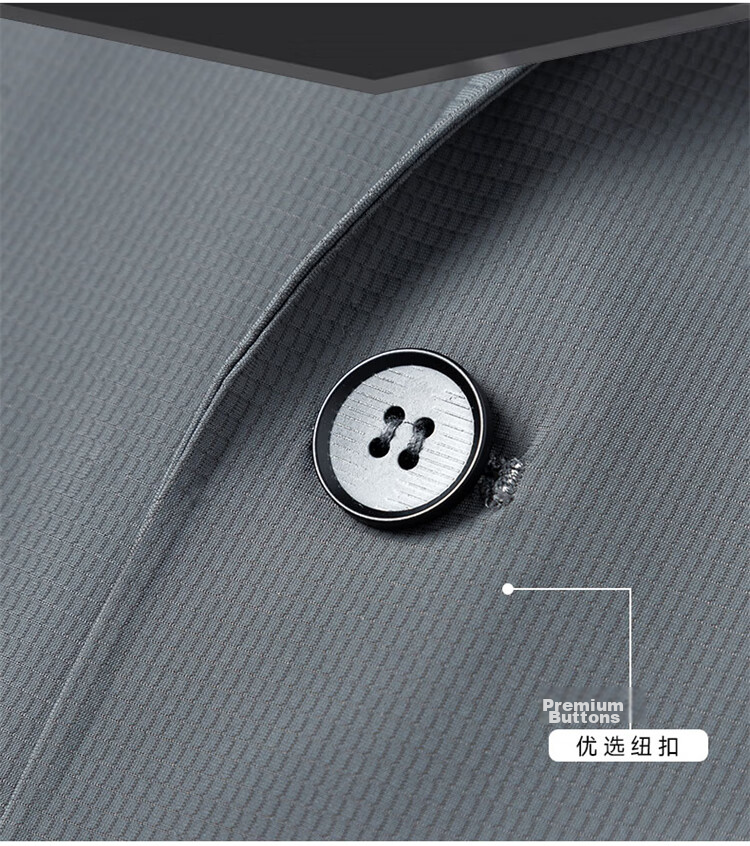 TUCANO Men's Summer Ice Silk Cooling Italian Style Single-Breasted Suit Jacket Business Sun Protection Breathable Gray M 17