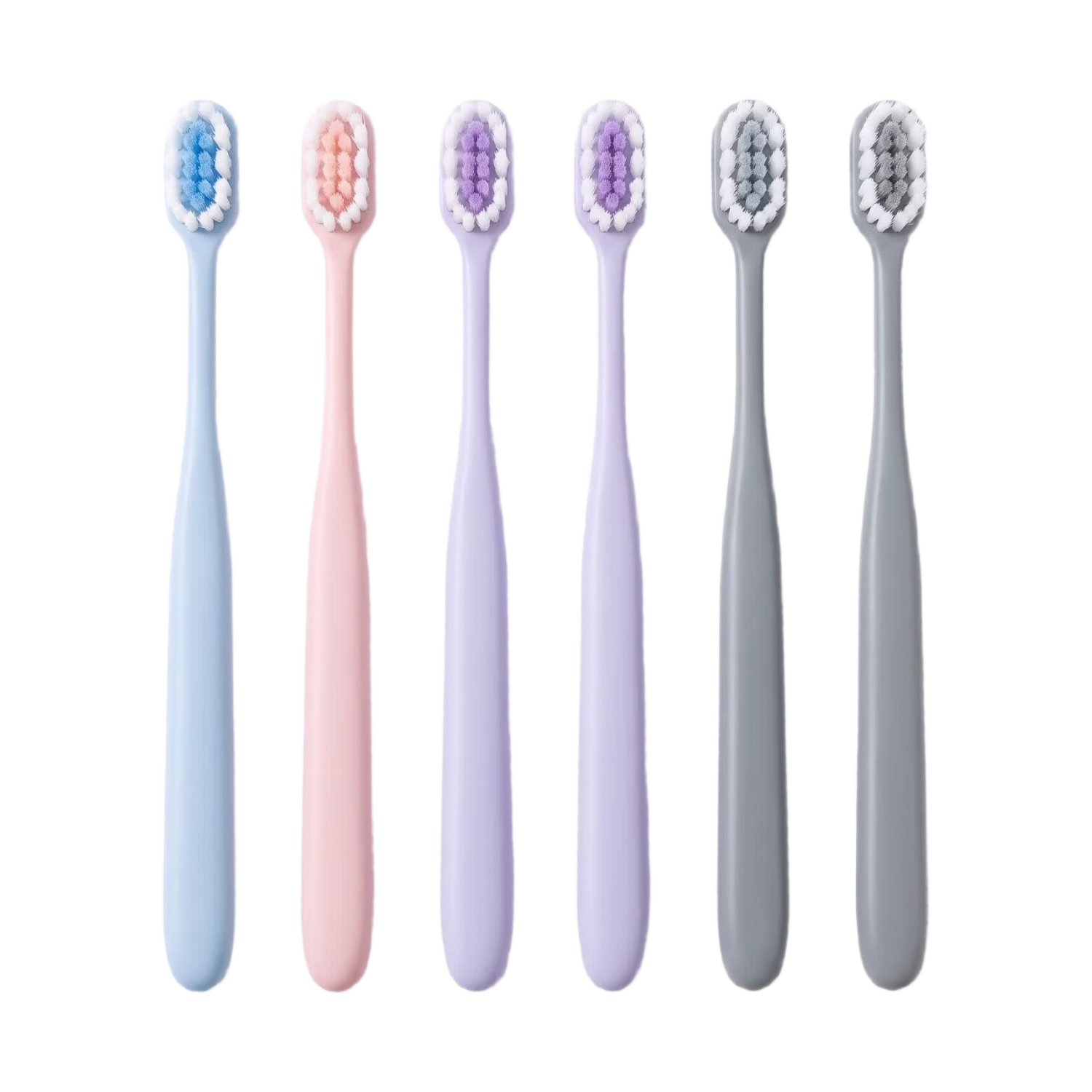 JD Jingzao Velvet Fine Silk Gum Care Toothbrush 10-Pack Ultra-Fine High-Density Bristles Adult Unisex