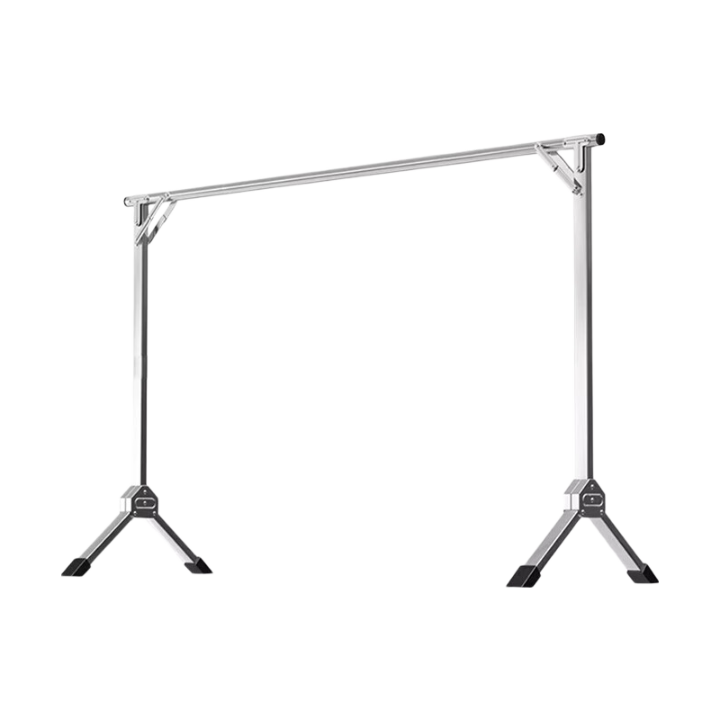 Miaomei Heavy-Duty Folding Clothes Drying Rack, Extendable Single Pole Floor-Standing Laundry Hanger for Home Balcony, Clothes And Quilt Drying Tool