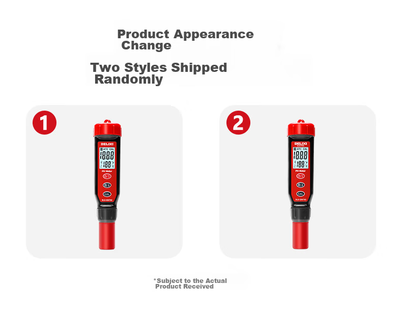 DELIXI ELECTRIC Digital High-Precision pH Meter Industrial pH Tester Household Tap Water pH Pen 1