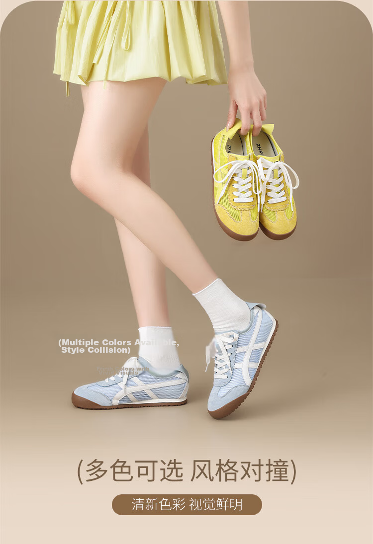 ZHR ZEZEDER Women's Summer Mesh Breathable White Lightweight Flat Sports Shoes BT102PE Silver 38 4
