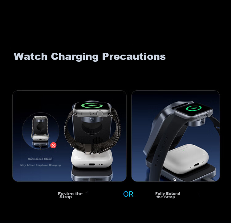 ANKER Prime 35W Air-Cooled Tri-Fold Multi-Functional Desktop Wireless Charger MagSafe Magnetic Fast Charging for Apple 17 Pro Max Earphones Apple Watch Black 19