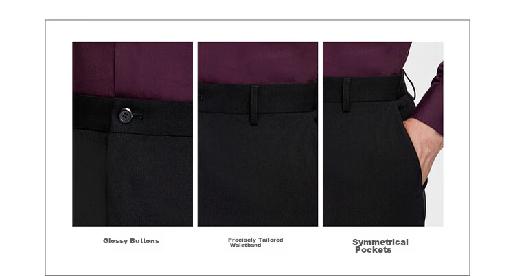 G2000 Comfortable Draped Soft Business Commuter Men's Dress Pants for All Seasons 6