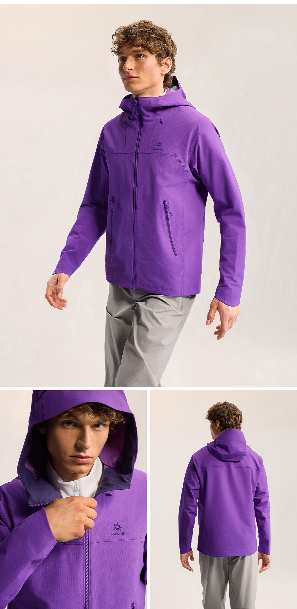 KAILAS Women's M8 Softshell Jacket CORDURA Abrasion-Resistant Breathable Outdoor Hiking Windproof Water-Repellent Spring Summer 18