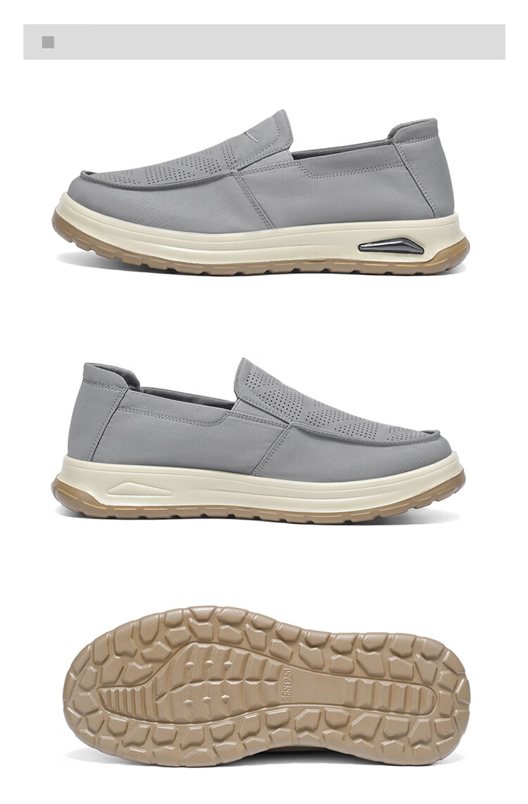 Warrior Official Slip-On Men's Shoes Summer 2026 New Breathable Mesh Dad Old Beijing Cloth Shoes Khaki Size 39 16
