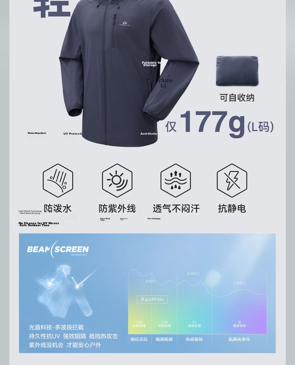 Toread Lin Gengxin Style Wind Butterfly Sunscreen Jacket Men UV Protection Lightweight Sunproof Coat Women Summer Water-Repellent Fishing Jacket 3