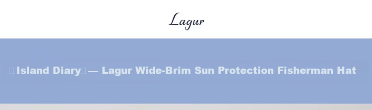Lagur 100% Cotton Japanese-Style Wide Brim Fisherman Sun Hat UV Protection Summer Women's Sky Blue 1